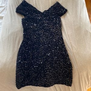 ZARA Festive Off Shoulder Dress
